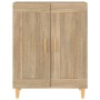 Aparador de madera contrachapada roble Sonoma 69,5x34x90 cm de vidaXL, Aparadores - Ref: Foro24-812135, Precio: 77,88 €, Desc...