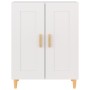 Aparador de madera contrachapada blanco 69,5x34x90 cm de vidaXL, Aparadores - Ref: Foro24-812132, Precio: 76,50 €, Descuento: %