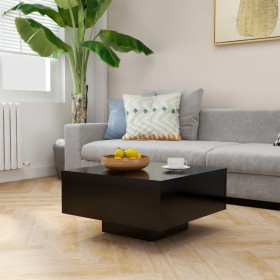 Black plywood coffee table 60x60x31.5 cm by vidaXL, Coffee table - Ref: Foro24-806886, Price: 43,62 €, Discount: %