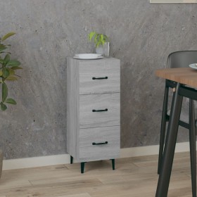 Aparador madera de ingeniería gris Sonoma 34,5x34x90 cm de vidaXL, Aparadores - Ref: Foro24-817412, Precio: 70,56 €, Descuent...