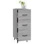 Aparador madera de ingeniería gris Sonoma 34,5x34x90 cm de vidaXL, Aparadores - Ref: Foro24-817412, Precio: 70,48 €, Descuent...