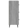 Aparador madera de ingeniería gris Sonoma 34,5x34x90 cm de vidaXL, Aparadores - Ref: Foro24-817412, Precio: 70,56 €, Descuent...