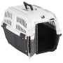 Transportín de mascota puerta metal polipropileno 48x31,5x31 cm de vidaXL, Transportines y cajas para mascotas - Ref: Foro24-...