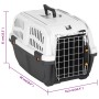 Pet carrier with metal door and polypropylene, 48x31.5x31 cm. by vidaXL, Pet carriers and boxes - Ref: Foro24-172211, Price: ...