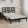 Estructura de cama madera maciza negra 120x190 cm de vidaXL, Camas y somieres - Ref: Foro24-3105924, Precio: 155,55 €, Descue...