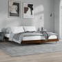 Oak brown engineered wood bed frame 160x200 cm by vidaXL, Beds and slatted bases - Ref: Foro24-832236, Price: 107,02 €, Disco...