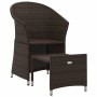 2-piece garden furniture set and brown synthetic rattan cushions by vidaXL, Garden sets - Ref: Foro24-319683, Price: 152,31 €...