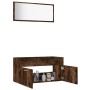 Set de muebles baño 2 pzas madera contrachapada roble ahumado de vidaXL, Muebles de baño - Ref: Foro24-826623, Precio: 76,99 ...