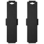 Dollies with 4 wheels 2 pcs PP black 170 kg by vidaXL, Cargo forklifts - Ref: Foro24-154487, Price: 18,85 €, Discount: %