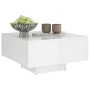 Glossy white engineered wood coffee table 60x60x31.5 cm by vidaXL, Coffee table - Ref: Foro24-806891, Price: 60,99 €, Discoun...