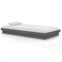 Estructura de cama madera maciza gris 100x200 cm de vidaXL, Camas y somieres - Ref: Foro24-819899, Precio: 128,33 €, Descuent...