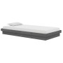 Estructura de cama madera maciza gris 100x200 cm de vidaXL, Camas y somieres - Ref: Foro24-819899, Precio: 128,33 €, Descuent...