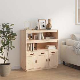 Solid pine wood sideboard 100x40x108.5 cm by vidaXL, Sideboards - Ref: Foro24-820162, Price: 155,81 €, Discount: %