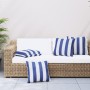 Cushions 4 units blue and white striped fabric 60x60 cm by vidaXL, Cushions - Ref: Foro24-360418, Price: 53,99 €, Discount: %