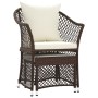 Garden furniture set, 2 pieces, with brown synthetic rattan cushions. by vidaXL, Garden sets - Ref: Foro24-319686, Price: 149...