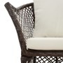 Garden furniture set, 2 pieces, with brown synthetic rattan cushions. by vidaXL, Garden sets - Ref: Foro24-319686, Price: 149...