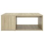 Mesa de centro madera contrachapada roble Sonoma 90x67x33 cm de vidaXL, Mesas de centro - Ref: Foro24-806906, Precio: 56,18 €...