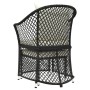 2-piece garden furniture set and black synthetic rattan cushions by vidaXL, Garden sets - Ref: Foro24-319687, Price: 136,73 €...