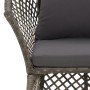 Garden furniture set 2 pieces with gray synthetic rattan cushions by vidaXL, Garden sets - Ref: Foro24-319688, Price: 118,79 ...