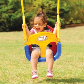 Children's swing 3 in 1 polypropylene 29x40x39.5 cm by vidaXL, Swings and seesaws - Ref: Foro24-94209, Price: 65,76 €, Discou...