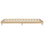 Estructura de cama madera de ingeniería roble Sonoma 100x200 cm de vidaXL, Camas y somieres - Ref: Foro24-832264, Precio: 81,...