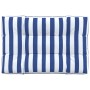 Cushion for pallets blue and white striped fabric 120x80x12 cm by vidaXL, Cushions for chairs and sofas - Ref: Foro24-360528,...