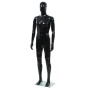 Maniquí de hombre completo base vidrio negro brillante 185 cm de vidaXL, Maniquís - Ref: Foro24-142927, Precio: 244,12 €, Des...