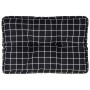 Cojín para palés tela a cuadros negro 50x40x12 cm de vidaXL, Cojines para sillas y sofás - Ref: Foro24-360551, Precio: 16,99 ...