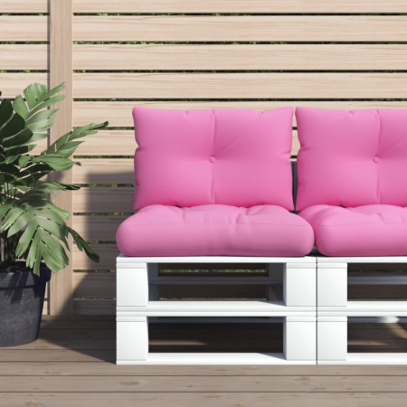 Pallet cushions 2 units pink Oxford fabric by vidaXL, Cushions for chairs and sofas - Ref: Foro24-360854, Price: 27,95 €, Dis...