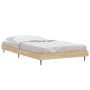 Estructura de cama madera de ingeniería roble Sonoma 90x200 cm de vidaXL, Camas y somieres - Ref: Foro24-832272, Precio: 79,2...