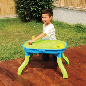 Children's sand and water table 3 in 1 polypropylene 67.5x52x38 cm by vidaXL, water tables - Ref: Foro24-94213, Price: 41,21 ...