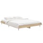 Estructura de cama madera de ingeniería roble Sonoma 140x190 cm de vidaXL, Camas y somieres - Ref: Foro24-832280, Precio: 116...