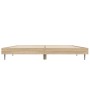 Estructura de cama madera de ingeniería roble Sonoma 140x190 cm de vidaXL, Camas y somieres - Ref: Foro24-832280, Precio: 116...