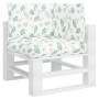 Cushions for pallets 3 units Oxford fabric leaf print by vidaXL, Cushions for chairs and sofas - Ref: Foro24-360874, Price: 3...