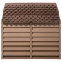 Dog kennel made of brown polypropylene, measuring 86x84x82 cm. by vidaXL, Dog kennels - Ref: Foro24-94214, Price: 157,05 €, D...