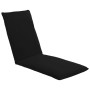 Black Oxford Cloth Folding Lounger by vidaXL, Loungers - Ref: Foro24-316043, Price: 117,56 €, Discount: %