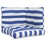 Cushions for pallets, 3 pieces, blue and white striped Oxford fabric by vidaXL, Cushions for chairs and sofas - Ref: Foro24-3...