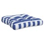 Cushions for pallets, 3 pieces, blue and white striped Oxford fabric by vidaXL, Cushions for chairs and sofas - Ref: Foro24-3...