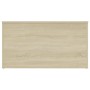 Baúl de almacenaje madera contrachapada color roble 84x42x46cm de vidaXL, Baúles para juguetes - Ref: Foro24-803059, Precio: ...