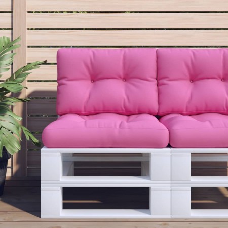 Kissen für Palettensofa rosa Stoff 60x40x12 cm von vidaXL, Kissen für Stühle und Sofas - Ref: Foro24-360577, Preis: 23,01 €, ...