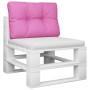 Kissen für Palettensofa rosa Stoff 60x40x12 cm von vidaXL, Kissen für Stühle und Sofas - Ref: Foro24-360577, Preis: 23,01 €, ...