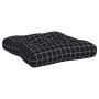 Pallet cushions 3 pieces black checkered Oxford fabric by vidaXL, Cushions for chairs and sofas - Ref: Foro24-360872, Price: ...