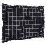 Pallet cushions 3 pieces black checkered Oxford fabric by vidaXL, Cushions for chairs and sofas - Ref: Foro24-360872, Price: ...