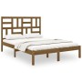 Estructura de cama madera maciza de pino marrón miel 120x200 cm de vidaXL, Camas y somieres - Ref: Foro24-3105948, Precio: 13...