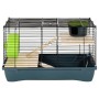 Hamster cage polypropylene and gray metal 58x32x36 cm by vidaXL, Cages and habitats for small animals - Ref: Foro24-172221, P...