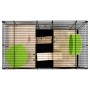 Hamster cage polypropylene and gray metal 58x32x36 cm by vidaXL, Cages and habitats for small animals - Ref: Foro24-172221, P...