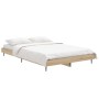 Estructura de cama madera de ingeniería roble Sonoma 120x190 cm de vidaXL, Camas y somieres - Ref: Foro24-832296, Precio: 102...