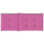 Stuhlkissen mit hoher Rückenlehne 4 Stück rosa Stoff von vidaXL, Kissen für Stühle und Sofas - Ref: Foro24-361269, Preis: 66,...