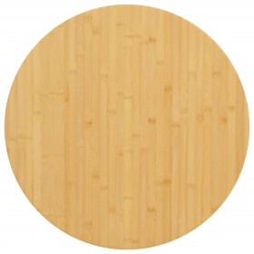 Bamboo table top Ø80x4 cm by vidaXL, Table tops - Ref: Foro24-352690, Price: 76,13 €, Discount: %