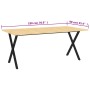 Solid pine wood table surface 180x90x2.5 cm by vidaXL, Table tops - Ref: Foro24-287683, Price: 56,68 €, Discount: %